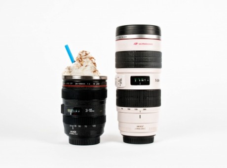 Черная чашка — объектив для Canon