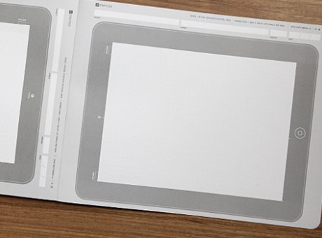 Альбом для скетчей интерфейсов приложений для iPad
